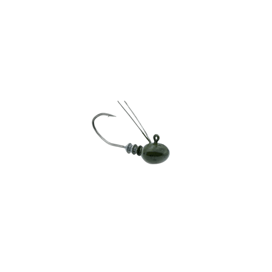 6TH SENSE BASS JIGS 1-4oz / Green Pumpkin 6th Sense Divine Ned Rig Football Heads