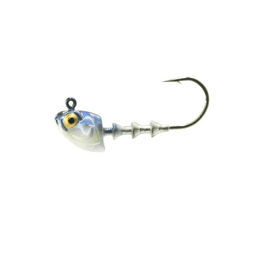 6TH SENSE WALLEYE/PERCH JIGS 3-16 / Baby Shad / 1-0 6TH Sense Finesse Jig Head