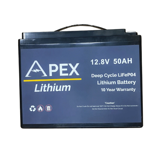 APEX LITHIUM LITHIUM BATTERIES Apex Lithium 12 Volt 50Ah