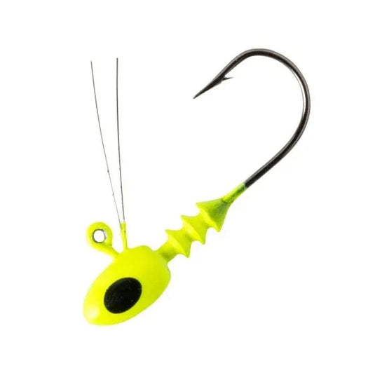 BOBBY GARLAND ALL JIGS 1-16 / MOGlo Chartreuse Bobby Garland Bushoff Jig Head