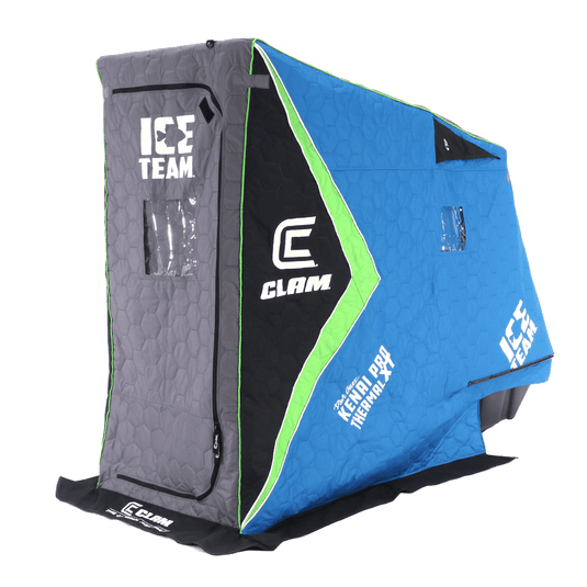 CLAM FLIP OVER SHELTERS Clam Kenai Xt Thermal Ice Team Edition Fish Trap