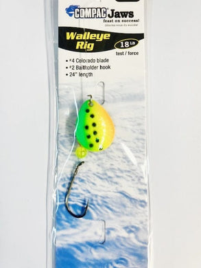 EMERY SPINNERS Spotted Tiger Emery  Walleye Rig