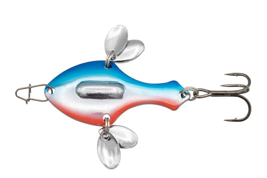 EUROTACKLE ICE SPOONS 1-16 / Firetiger Euro Tackle Spade Blade Jigging Spoon