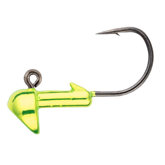 Fishing World 1/4 / Metallic Chartreuse Northland Tungsten Short Shank Stand-Up Jig