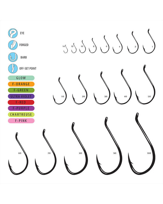 GAMAGATSU BAIT HOOKS Gamakatsu Octopus Hook Black