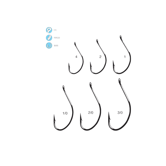 GAMAKATSU TERMINAL TACKLE Gamakatsu Split Shot/Drop Shot Hooks - 25 PK