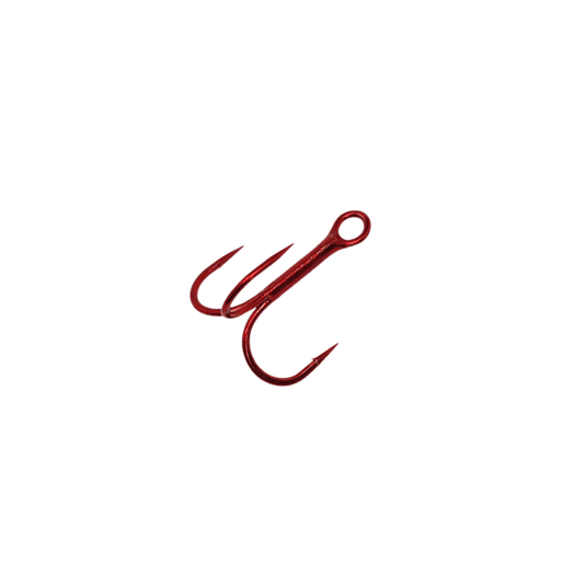 GAMAKATSU TREBLE HOOKS Red / 2 Gamakatsu Treble Round Bend