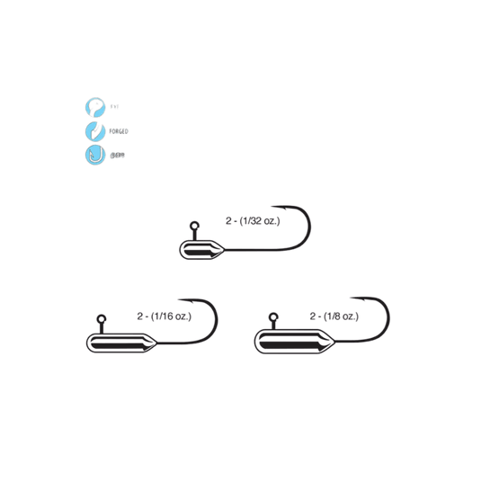 GAMAKATSU TUBE HEAD JIGS 1-16 Gamakatsu Tube Head (5 Pack)