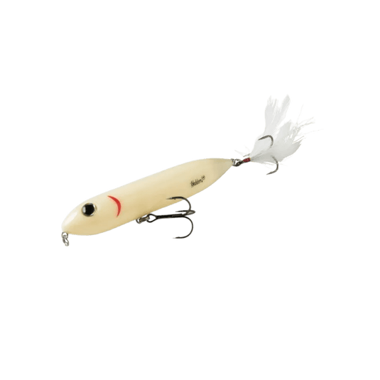 HEDDON TOPWATER BAIT Bone Heddon Feathered Super Zara Spook