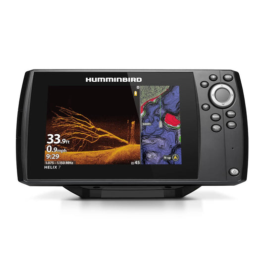 HUMMINBIRD HELIX 7 SI / GPS WITH CANADA LAKE MASTER CARD | CLOSEUP VIEW | FISHING WORLD CANADA