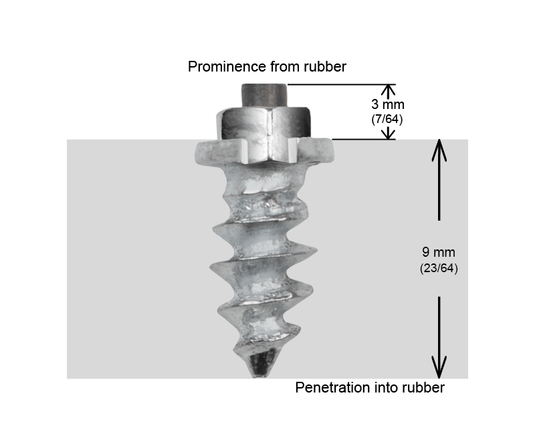 IGRIP ICE FISHING ACCESSORIES I Grip Screw in Studs 11mm