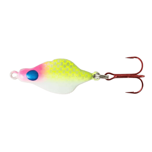 LINDY ICE SPOONS 1-16 / Pink Lemonade Glo Lindy Rattl'n Flyer Spoon