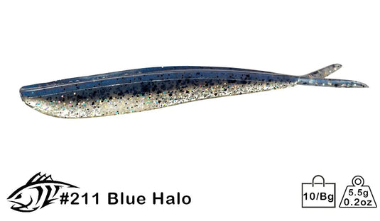 LUNKER CITY Uncategorised 4" / Blue Halo LunkerCity Fin-S Fish