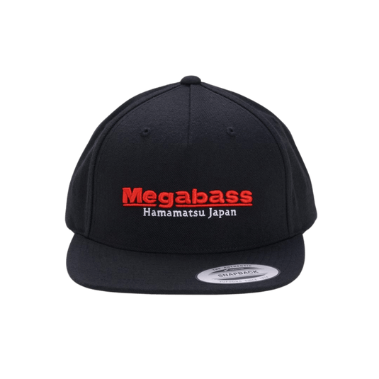 MEGABASS Uncategorised Black Red Megabass Classic Snapback Hat