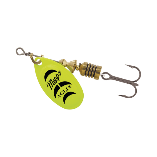MEPPS AGLIA SPINNER B0 / Chartreuse Mepps Aglia Plain Spinner