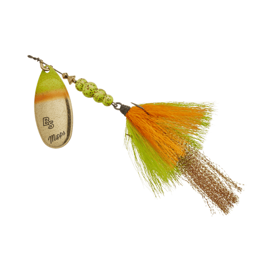 MEPPS BRONZE SLAMMER 3 / Gold Perch Tail Mepps Bronze Slammer