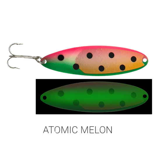 MOONSHINE TROLLING SPOONS Atomic Melon Acme Moonmaster Magnum RV Series Spoon