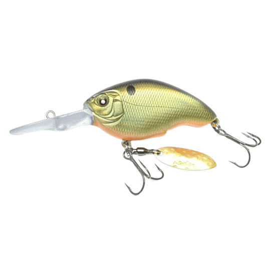 NISHINE CRANKBAIT Black Back Gold Nishine Lure Works Baby Chippawa DD Blade Crank