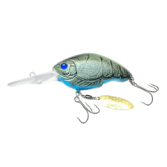NISHINE CRANKBAIT Brown Craw Nishine Lure Works Baby Chippawa DD Blade Crank