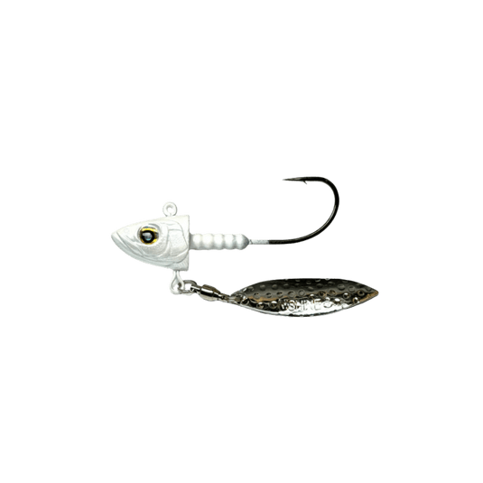 NISHINE SWIMBAIT JIGS 3-4OZ / Pearl White Nishine Lure Works Smelt Head Plus