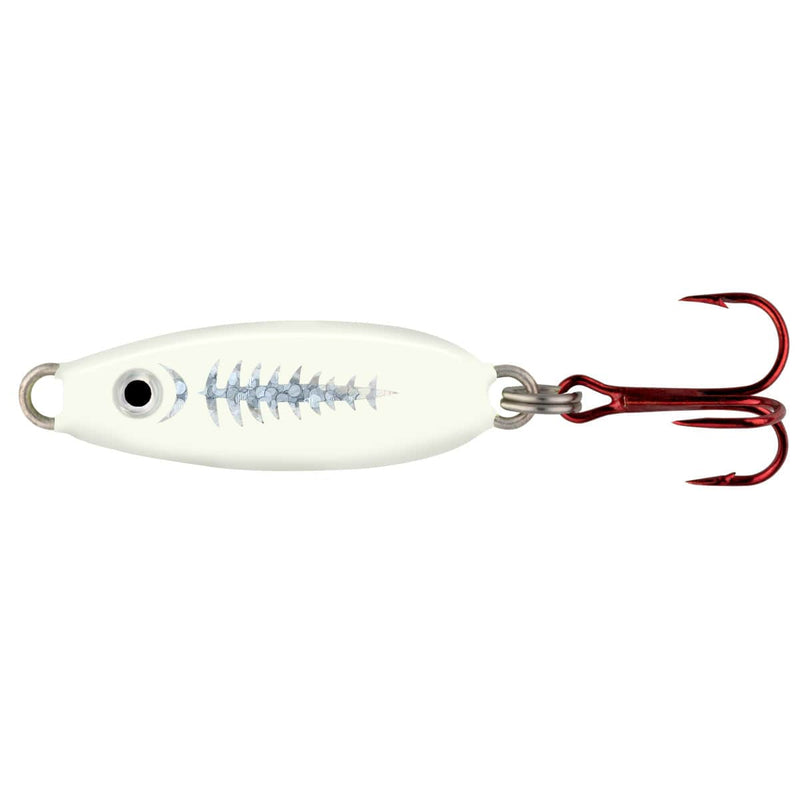 Load image into Gallery viewer, NORTHLAND ALL ICE 1-4 / Exo White Northland Forage Minnow Spoon

