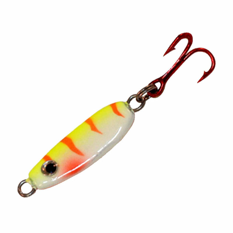 Load image into Gallery viewer, NORTHLAND ALL ICE 1-4 / UV ELECTRIC PERCH Northland Forage Minnow Spoon
