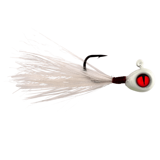NORTHLAND PANFISH 1-16 / White Northland Tungsten Crappie King Fly Jig