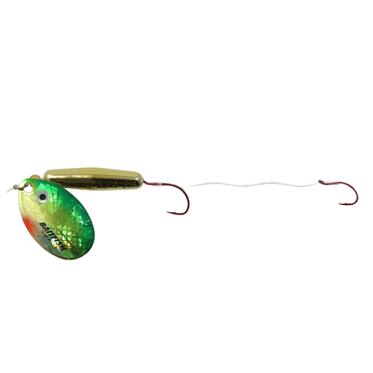 NORTHLAND SPINNERS Yellow Perch Northland Baitfish Float'N Spin Worm Harness