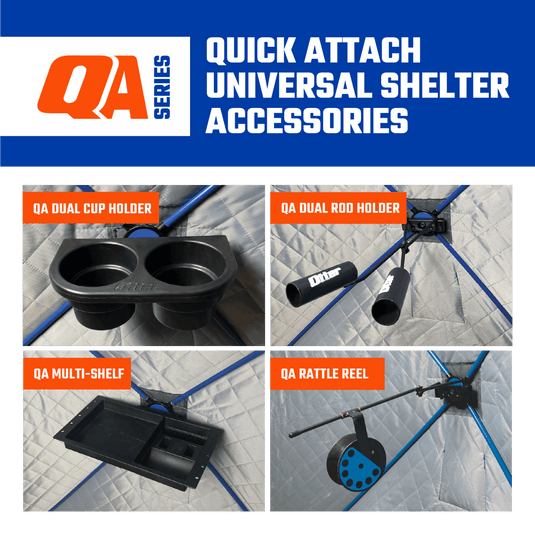 OTTER SHELTER ACCESSORIES Quick Attach Universal Shelter Accessories 5-Pack Bundle
