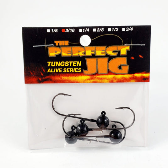 PERFECT JIG ALL JIGS 3-16 Perfect Jig Alive Tungsten Ball Head Jig