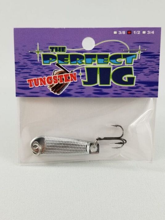 PERFECT JIG ICE SPOONS 1-2 / Silver Perfect Jig Tungsten Jigging Spoon