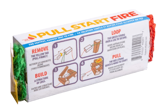 PULL START FIRE STARTER Pull Start Fire