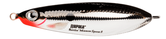 RAPALA CASTING SPOONS 08 / Chrome Rapala Weedless Rattlin' Minnow Spoon