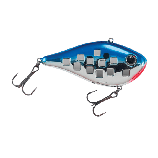 REEF RUNNER CRANKBAIT 1-2 / Chrome Blue Reef Runner Flash Shad Rattle Bait