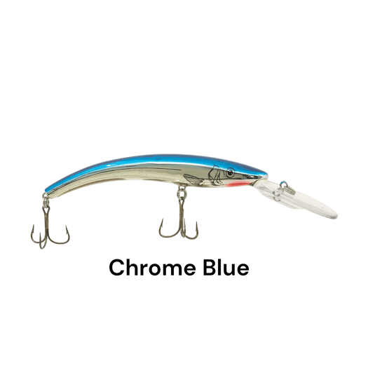 REEF RUNNER DEEP DIVER CHROME BLUE | FRONT VIEW | FISHING WORLD CANADA