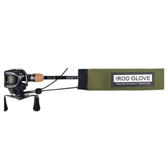 ROD GLOVE ROD ACCESSORIES Army Green Rod Glove Tournament Series Casting - Extra Long