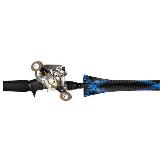 ROD GLOVE ROD ACCESSORIES Blue Spyder Rod Glove Casting - Extra Long