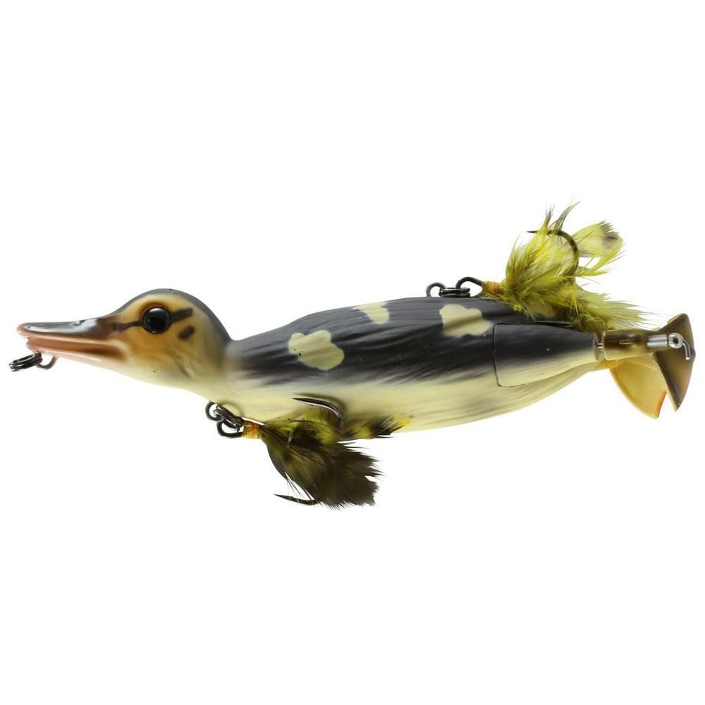 Lifelike Duck Fishing Bait,Lifelike 3D Ducks Soft Rubber Duck Fishing Lure  Duck Artificial Bait Extended Durability 