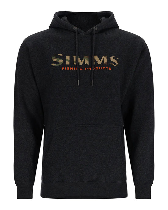 SIMMS SHIRTS/HOODIES Charcoal Heather / Medium Simms Logo Hoody