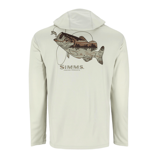 SIMMS SUN WEAR Aspen Bass / Large Simms Men's Tech Hoody - Artist Series