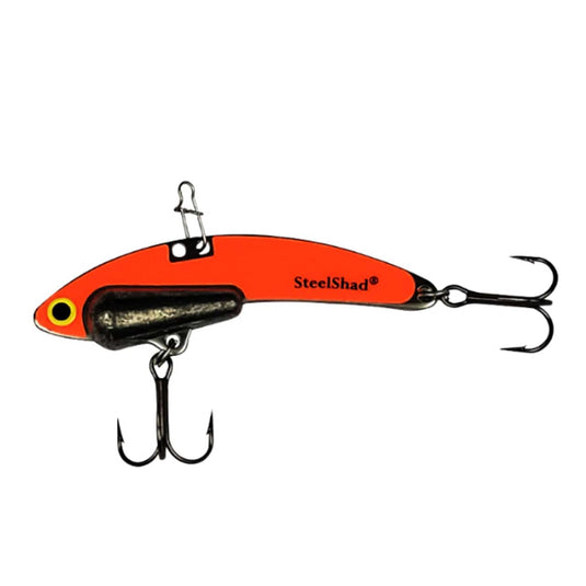 STEELSHAD BLADE BAIT 1-2 / Glow Orange Steel Shad Blade Bait