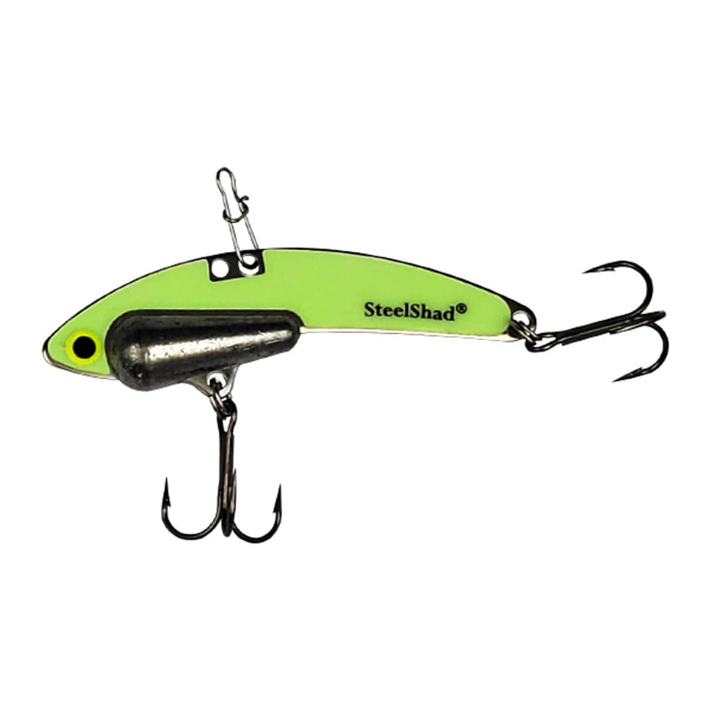 Load image into Gallery viewer, STEELSHAD BLADE BAIT 1-2 / Glow Yellow Steel Shad Blade Bait
