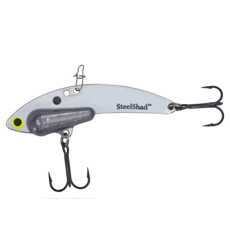 Load image into Gallery viewer, STEELSHAD BLADE BAIT 1-2 / White Shad Steel Shad Blade Bait
