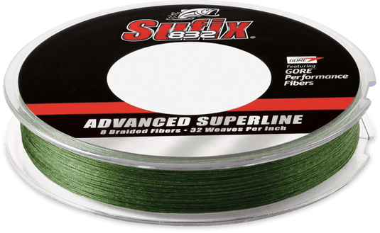 SUFIX 832 BRAID Sufix 832 Braid 150 Yard Spool Green
