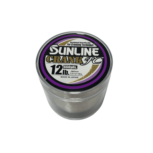 SUNLINE FLUOROCARBON LINE Sunline Crank FC Fluorocarbon Line 660-yard 12lb.