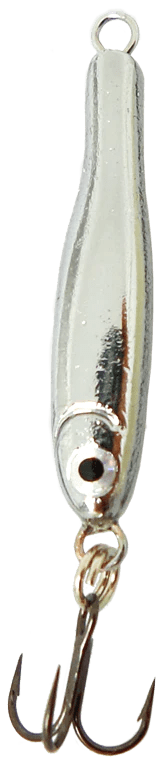Load image into Gallery viewer, THUNDERMIST ICE SPOONS 3-8 / Silver Thundermist Stingnose Minnow Spoon
