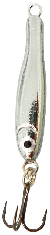 THUNDERMIST ICE SPOONS 3-8 / Silver Thundermist Stingnose Minnow Spoon