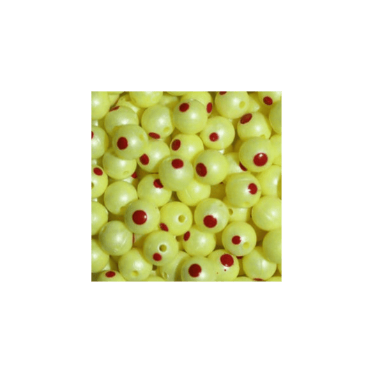 TROUTBEADS STEELHEAD GEAR 8MM / Chartreuse Pearl Troutbeads Blood Dot Eggs