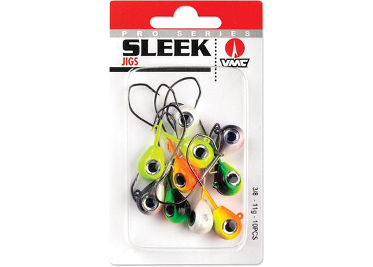 VMC SLEEK JIG ASST 1-8 / Asst VMC Sleek Jig  Assorted 10 Pack