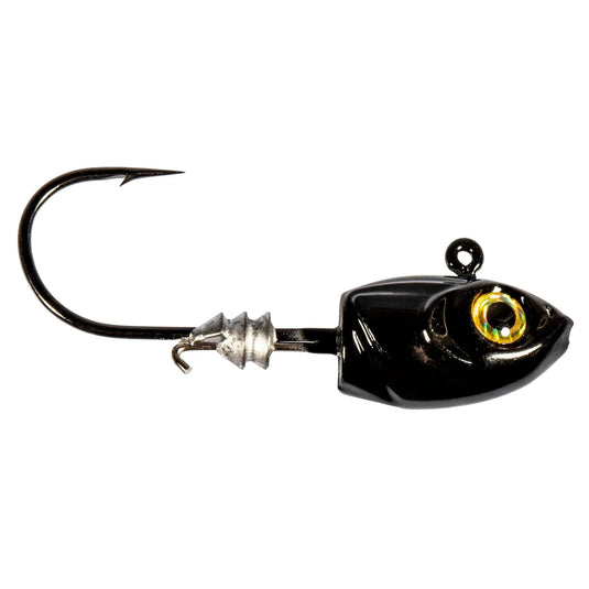 Z MAN ALL ICE 1-16 / Black Z Man Micro Shad Headz